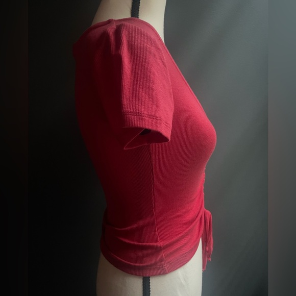 AllSaints Rina Tee, Red size Small - Picture 5 of 9